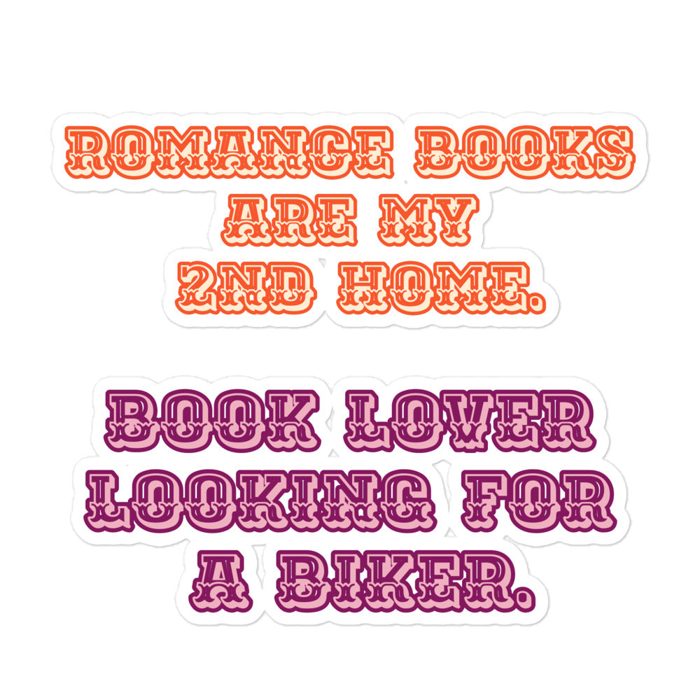 Bookish stickers