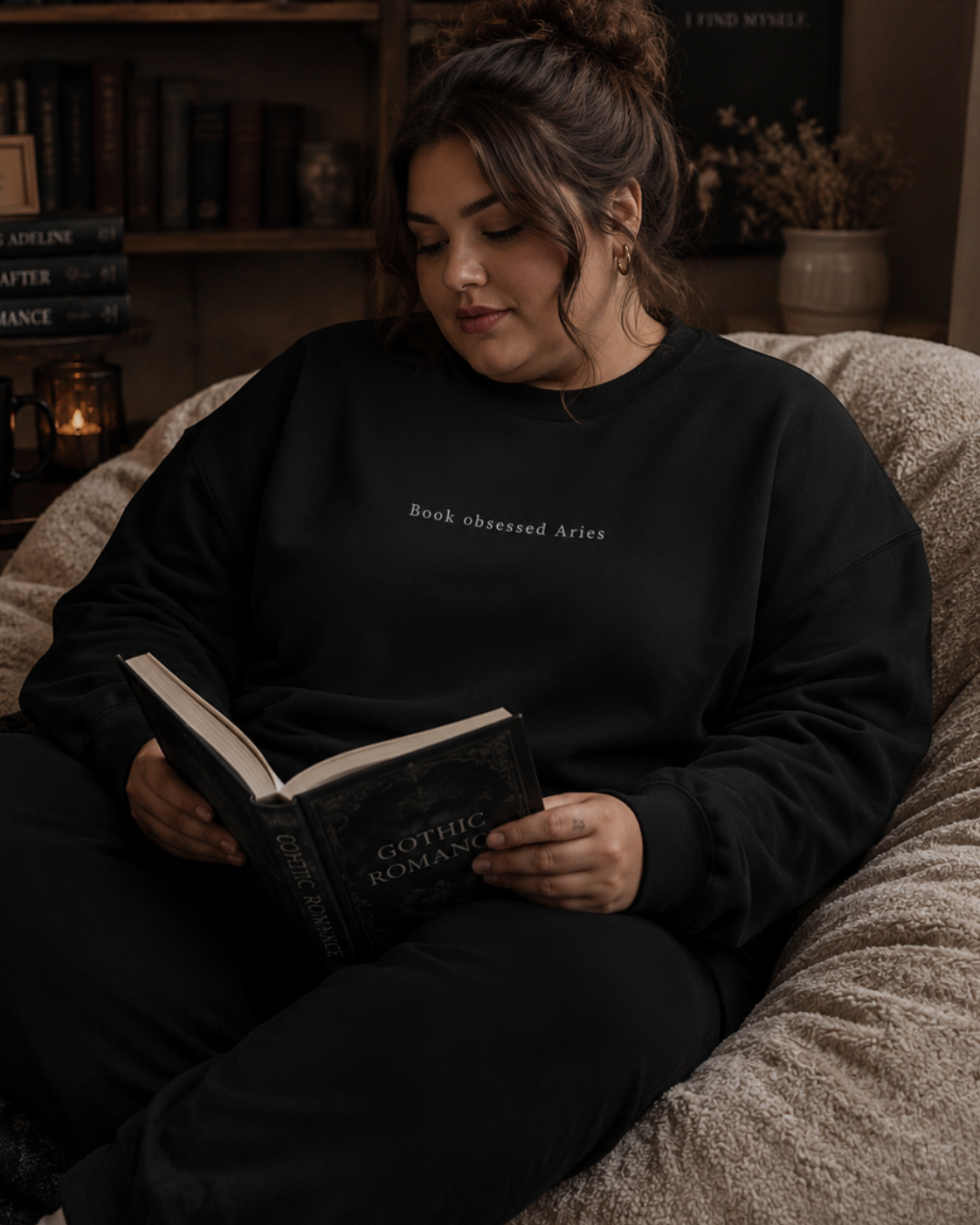 Book Obsessed Aries / Sweatshirt