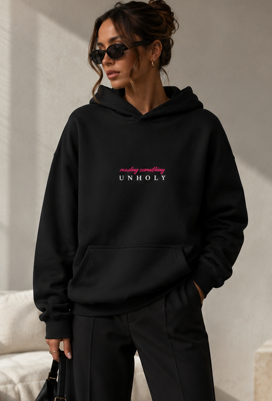 Reading something unholy / Hoodie